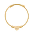 Engravable Heart Cuff Bracelet – Personalized Name Heart Charm